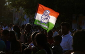 Congress party campaign in Bangalore ahead of general elections