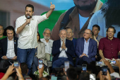 Boulos e Lula, em evento em SP 