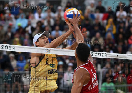 Dupla brasileira do vlei de praia Andr e Jorge nas Olimpiadas