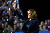 Democratic presidential nominee U.S. Vice President Harris campaigns in Wisconsin