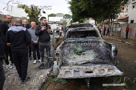 Missile fired from Lebanon hits residential area in Petah Tikva, central Israel