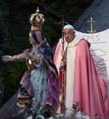 Pope Francis visits Corsica