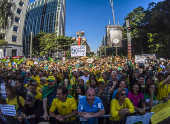 Apoiadores do governo Bolsonaro fazem manifestao em SP