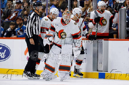 NHL: Ottawa Senators at Colorado Avalanche