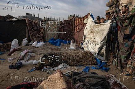 At least five killed in Israeli airstrike near displaced people's tents in Gaza's Khan Yunis