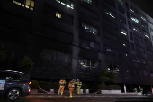 Fire in a building, in Seongnam