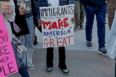 Protest against the Trump Administration's immigration and deportation sweeps in Georgia