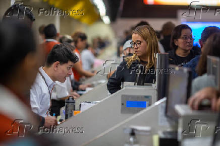 Movimentao no aeroporto de Congonhas