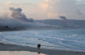 Smoke billows over southern Lebanon