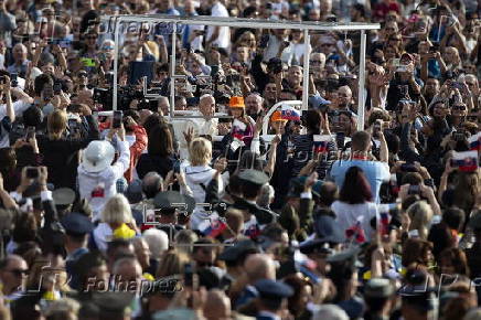 Pope Francis leads Wednesday's general audience in Saint Peter's Square