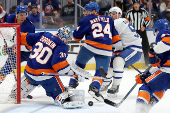 NHL: Toronto Maple Leafs at New York Islanders