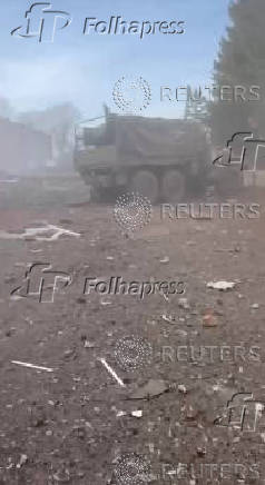 Aftermath of Ukrainian strike in Ivanovskoye