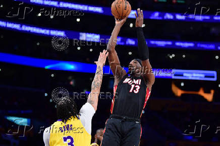 NBA: Miami Heat at Los Angeles Lakers