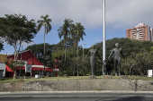 Monumento ao Imigrante Italiano em praa de Santo Andr (SP)