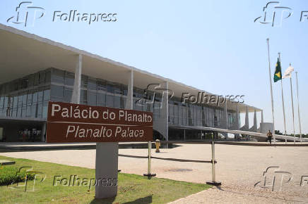 Vista externa do Palcio do Planalto, em Braslia