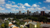 Vista do bairro de Pinheiros, na zona oeste, prximo  av. Rebouas, em SP 