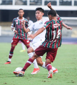 Partida entre Santos e Fluminense pelo Brasileiro Sub-20