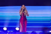 Cantora Mariah Carey se apresenta no Allianz Parque em So Paulo