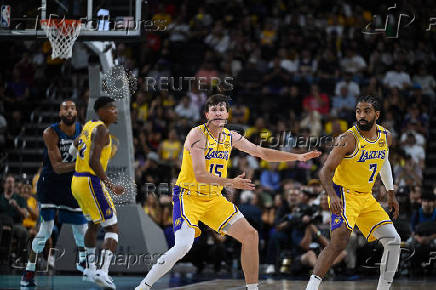 NBA: Preseason-Minnesota Timberwolves at Los Angeles Lakers