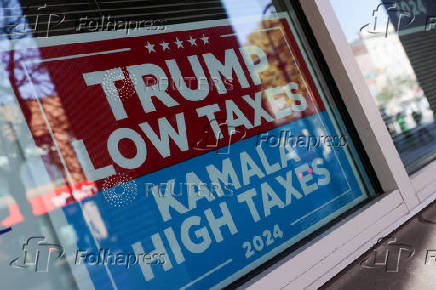 Republican presidential nominee and former U.S. president Donald Trump holds a campaign rally in Reading