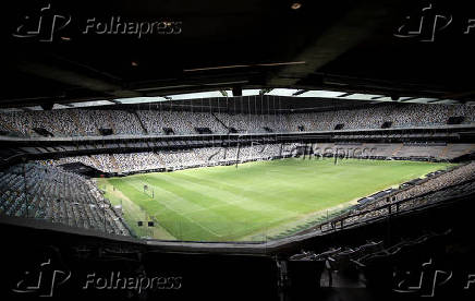 Estragos na Arena MRV causados por torcedores do Atltico-MG