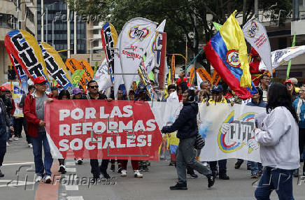 Celebran en Bogot aniversario del Estallido Social en Colombia