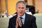 Ken Griffin speaks to the Economic Club of New York at The Plaza Hotel in New York