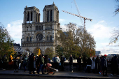 The Notre-Dame de Paris cathedral before its reopening