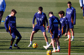 Entrenamiento del Real Madrid