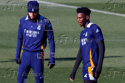 Entrenamiento del Real Madrid