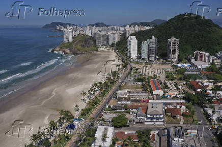 Praia da Enseada no Guaruj