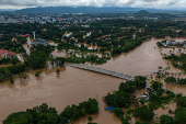 Flooding in Chiang Rai following the impact of Typhoon Yagi