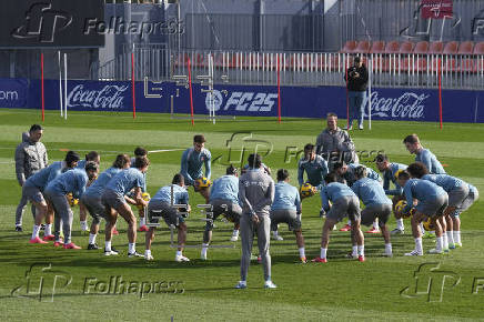 Entrenamiento del Atltico de Madrid