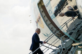 U.S. President Joe Biden departs Luanda International Airport in Luanda