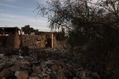 Internally displaced Palestinians in Khan Younis, southern Gaza Strip