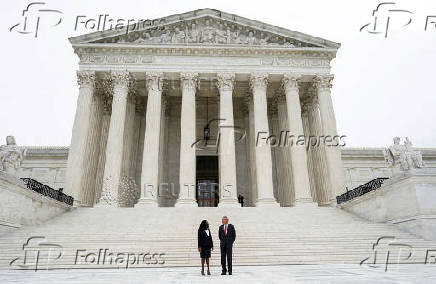 FILE PHOTO: Associate Supreme Court Justice Ketanji Brown Jackson participates in investiture ceremony at the U.S. Supreme Court in Washington