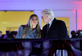 Fireworks display ahead of the inauguration of U.S. President-elect Donald Trump, in Sterling