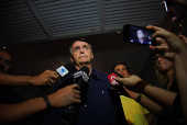 O presidencivel Jair Bolsonaro (PSL) concede entrevista no Rio