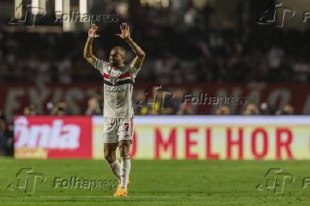 Lucas Moura, do So Paulo, em segundo jogo da semifinal da Copa do Brasil