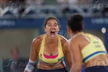 Brasil x Austrlia pela semifinal de vlei de praia feminino nas Olimpadas de Paris