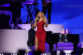 Cantora Mariah Carey se apresenta no Allianz Parque em So Paulo