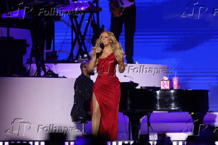 Cantora Mariah Carey se apresenta no Allianz Parque em So Paulo