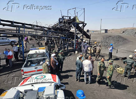 Gas explosion in a coal mine in South Khorasan Province