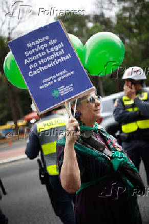 Ato de Aborto legal na Avenida Paulista