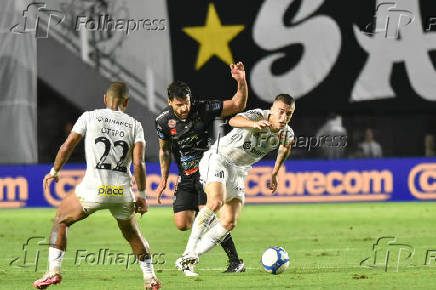 Partida entre Santos X Operrio PR  pelo Campeonato Brasileiro Srie B