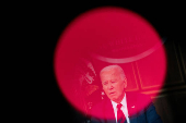 U.S. President Joe Biden receives a briefing on preparations for Hurrican Milton at the White House