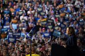 Democratic presidential nominee U.S. Vice President Harris campaigns in Wisconsin