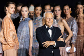 Giorgio Armani hosts runway show in New York