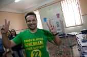 Capito Alberto Neto (PL) vota em Manaus (AM)