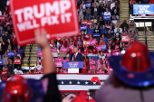 Republican presidential nominee former U.S. President Trump campaigns in Pennsylvania